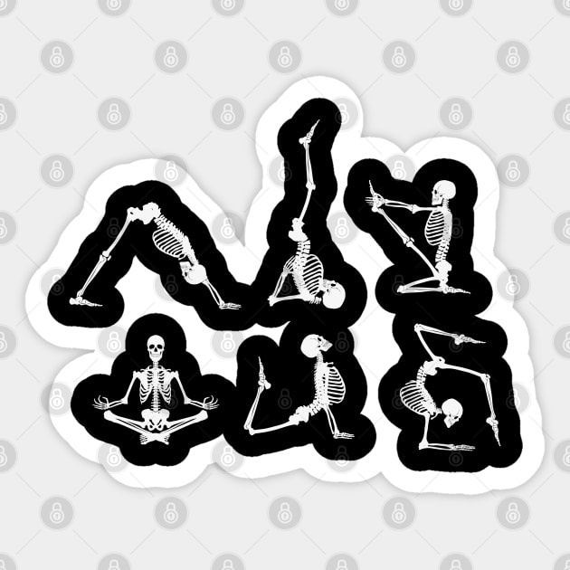 Yoga Serenity: Balance, Mindfulness, and Inner Peace Sticker by Steve